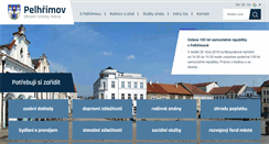 Desktop Screenshot of pelhrimov-city.eu